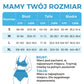 Seksowny kostium kąpielowy Wzór Holiday Wave z dekoltem w serek