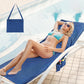 🏖️🌞 Ręcznik do opalania w torbie z kieszeniami do przechowywania💦