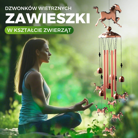 Ręcznie wykonane mosiężne dzwonki wietrzne