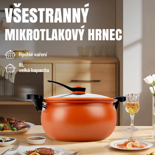 🔥Velkokapacitní tlakový hrnec s kamenným povrchem