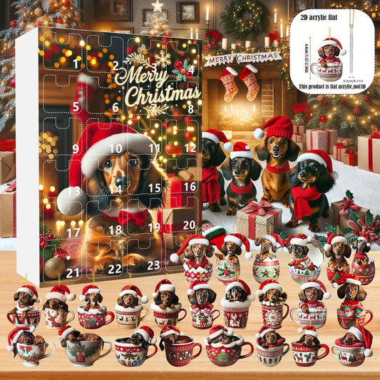 🎅Specjalny prezent świąteczny 🎅2024 Świąteczny wisiorek Puppy Blind Box 🎁