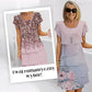 🌸Rochie de tort elegantă cu imprimare florală și gât rotund