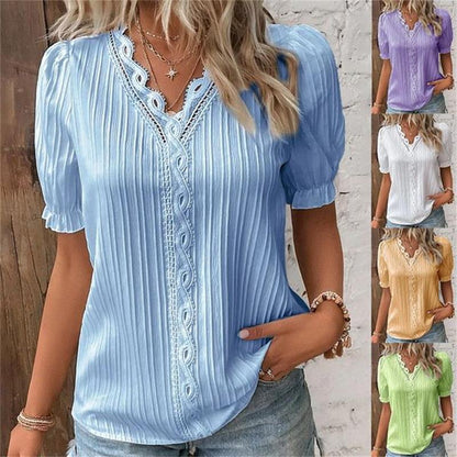 Eleganckie koronkowe topy damskie