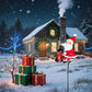 🎅 Слънчева лампа „Дядо Коледа“ – Магическа светлина изпълва градината с празнично сияние. ✨