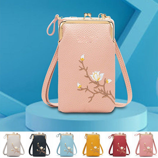 🔥👛Torebka damska na telefon komórkowy🌸
