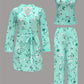 Comfy 3-Piece Pajama Set – Robe, Camisole & Long Pants