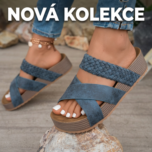 ✨Retro pletené boty s tlustou podrážkou | K dispozici v různých barvách👡
