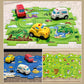 🔥Specjalne prezenty świąteczne🎁Puzzle dla dzieci DIY City Train Wagon