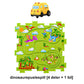 🔥Specjalne prezenty świąteczne🎁Puzzle dla dzieci DIY City Train Wagon