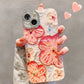 📱 ZESTAW ETUI NA TELEFON Z SERII CUTE OIL PAINTING FLOWERS DLA IPHONE'A