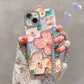 📱 ZESTAW ETUI NA TELEFON Z SERII CUTE OIL PAINTING FLOWERS DLA IPHONE'A