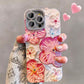📱 ZESTAW ETUI NA TELEFON Z SERII CUTE OIL PAINTING FLOWERS DLA IPHONE'A