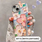 📱 ZESTAW ETUI NA TELEFON Z SERII CUTE OIL PAINTING FLOWERS DLA IPHONE'A
