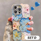 📱 ZESTAW ETUI NA TELEFON Z SERII CUTE OIL PAINTING FLOWERS DLA IPHONE'A