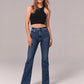 👖 Dżinsy stretch flare z wysokim stanem 3