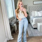 👖 Dżinsy stretch flare z wysokim stanem 3