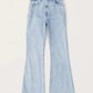 👖 Dżinsy stretch flare z wysokim stanem 3