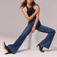 👖 Dżinsy stretch flare z wysokim stanem 3