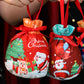 🍏Motyw świąteczny,🎄Torba na prezenty z cukierkami jabłkowymi🎁