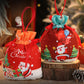 🍏Motyw świąteczny,🎄Torba na prezenty z cukierkami jabłkowymi🎁