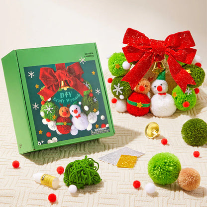 🎄Świąteczna promocja 🎁 Świąteczna muzyka obrotowa 3D Puzzle i wieniec rzemieślniczy