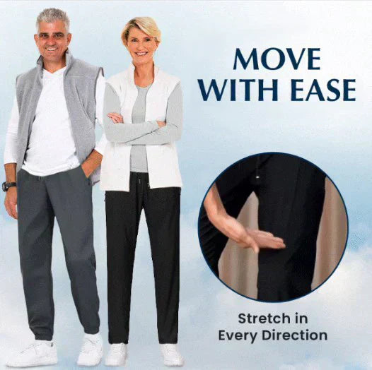 🔥2026 Мъжки и дамски бързосъхнещи панталони с висока степен на разтегливост