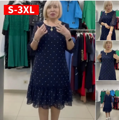 🥰Modna sukienka w kropki