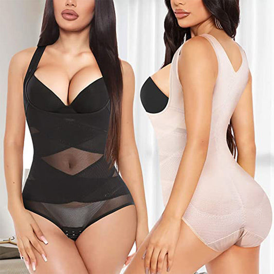 Lekki damski body Shaper z siateczki do jogi