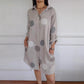 👗Sukienka koszulowa Plus Size z nadrukiem