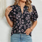 🌸Damski letni top z nadrukiem V-neck