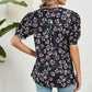 🌸Damski letni top z nadrukiem V-neck