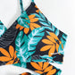 👗Seksowny damski 3-częściowy kostium kąpielowy z kwiatowym nadrukiem