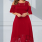 Elegancka koronkowa sukienka
