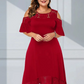 Elegancka koronkowa sukienka