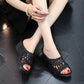 Sandały damskie Comfort Platform Wedge Cutout Sandal