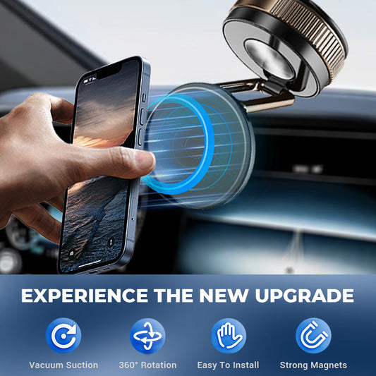 Obrotowy o 360° próżniowy magnetyczny uchwyt na telefon