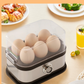 🍳 Многофункционална яйчена пароварка с прозрачен капак | Перфектна за всекидневна употреба ✨