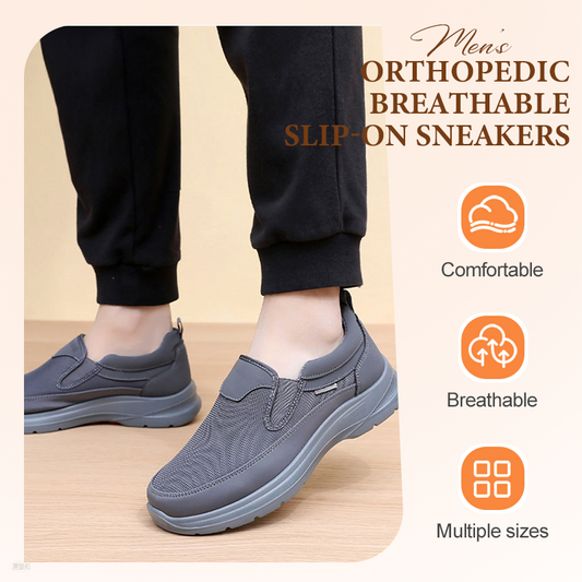 Pánské ortopedické prodyšné slip-on tenisky