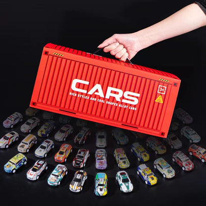 Nejlepší dárek🚗🚗🚗 48 mini autíček s vestavěnou garážovou sadou
