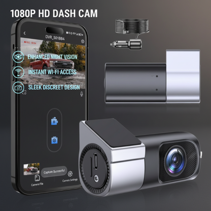 📷1080P HD kamera do auta s Wi-Fi a funkcí nočního vidění🚗