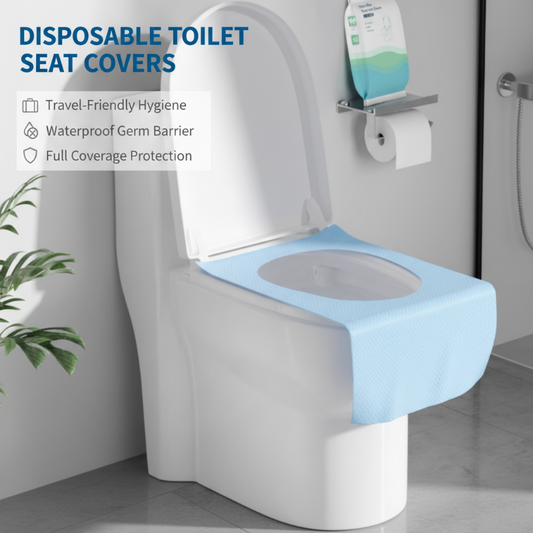 ⏰Balení jednorázových voděodolných potahů na toaletní sedátka🚽✨