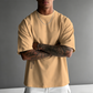 👕✨ Pánské volné tričko s krátkým rukávem – Prémiová směs bavlny, městský grafický potisk & oversized volný styl 🏙️