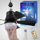 Tichá ventilátorová lampa do ložnice, kuchyně, garáže😴