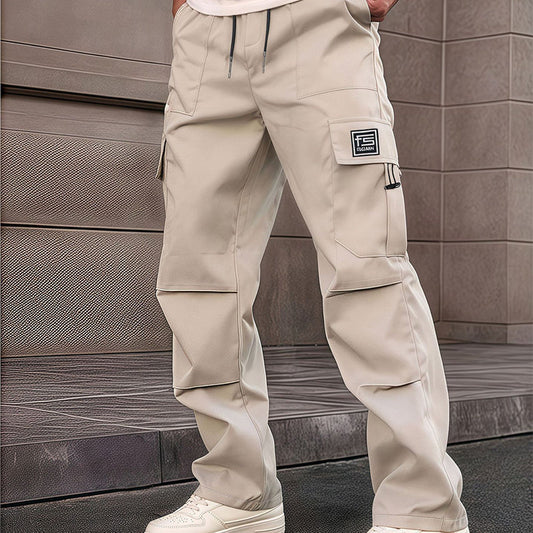 🔥Pánské cargo kalhoty s rovnými nohavicemi a více kapsami👖