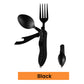 🍴 Časová sleva 50%! Skládací 4v1 jídelní sada z nerezové oceli ⛰️