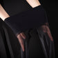 High-Waist lesklé punčocháče s otevřeným rozkrokem