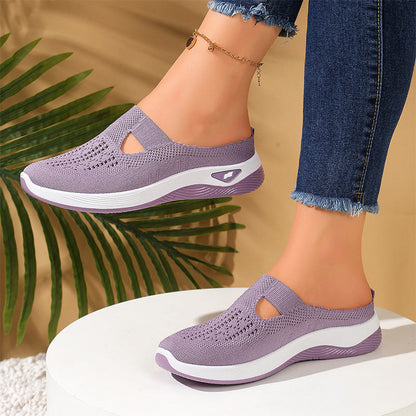 👟☁️ Дамски обувки тип „слип-он“ с въздушна възглавница и мрежеста част