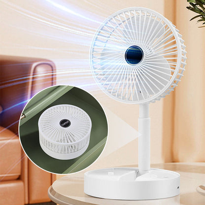 🔋Nabíjecí, skládací teleskopický ventilátor s USB