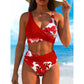 👙 49% OFF NOW ! 💐 Dámský květinový bikini set s vysokým pasem – Elegantní květinový vzor, lichotivý střih s vysokým pasem, měkká látka, ideální na pláž i k bazénu ☀️