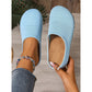 👡 50% RABATT NU! 🌬️ Damernas andningsbara stickade påklingsmules – Lätta och skumgummifodrade – Lätt att ta på/av, perfekta för vardagar eller snabba ärenden – luftiga och bekväma 🌸